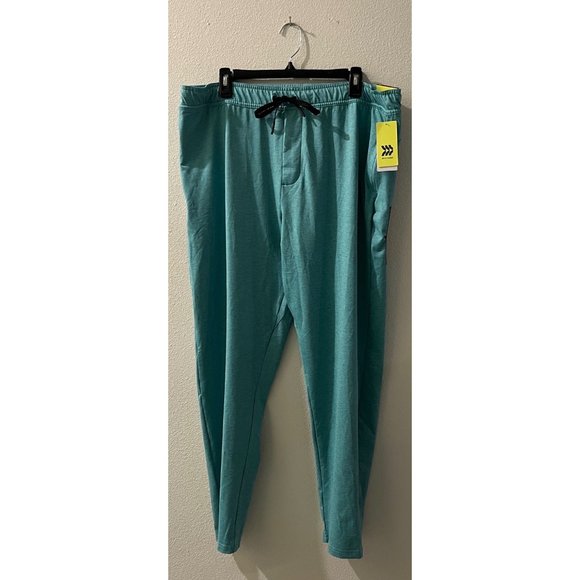 All in Motion Fine Line Teal Quick Dry Men’s Jogger - Picture 1 of 4